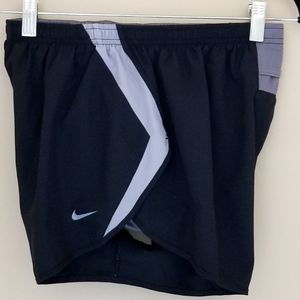 NIKE FitDRY W/Built-In Brief Elastic Wasit Slip Leg Shorts 127959-011 Men's Sz M